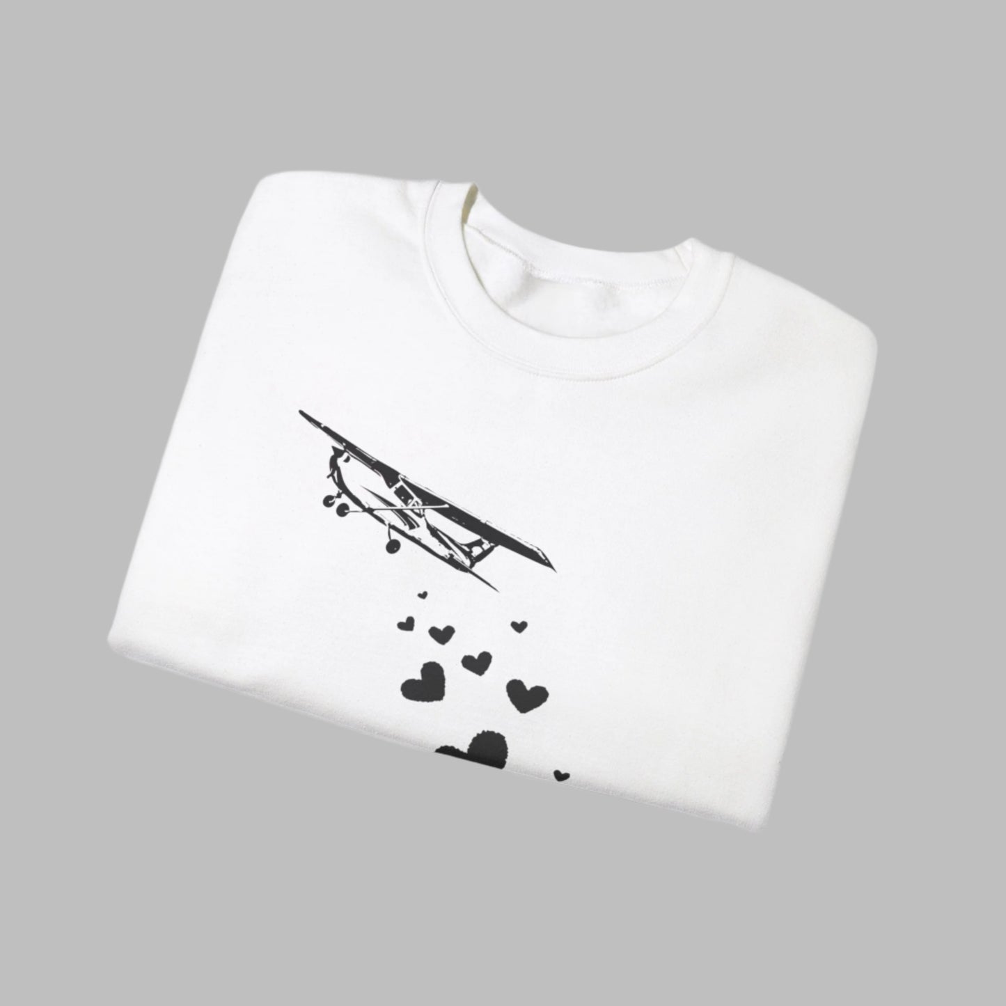 folded aviation sweatshirt