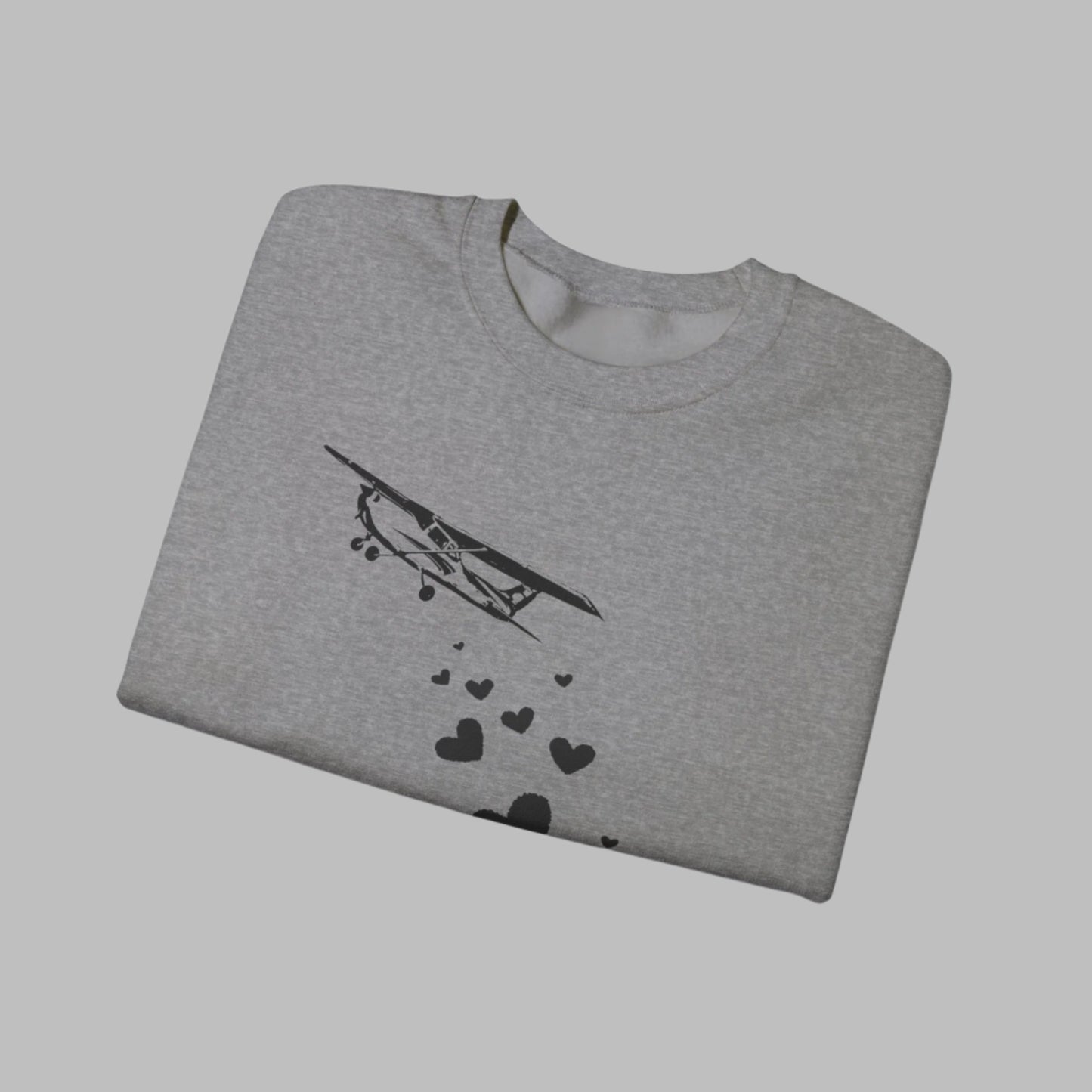 folded aviation sweatshirt