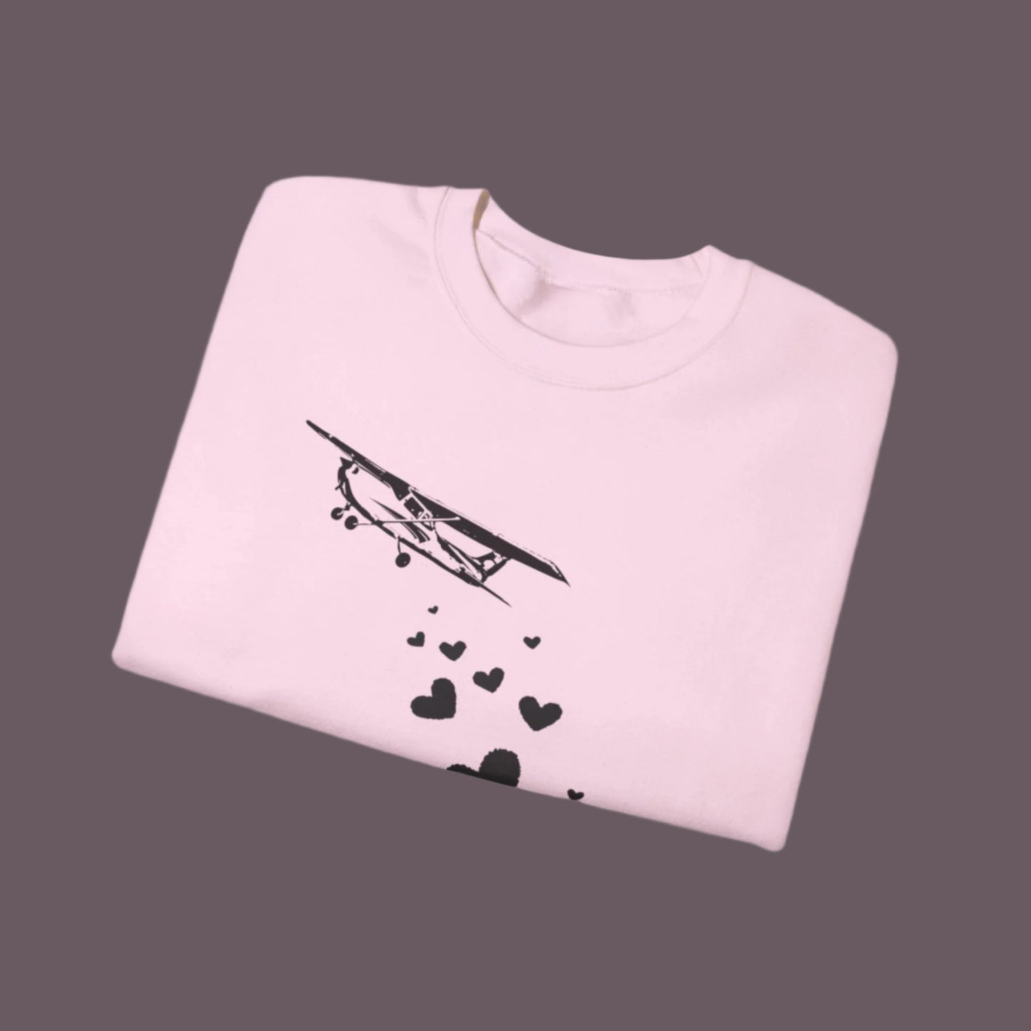 folded aviation sweatshirt