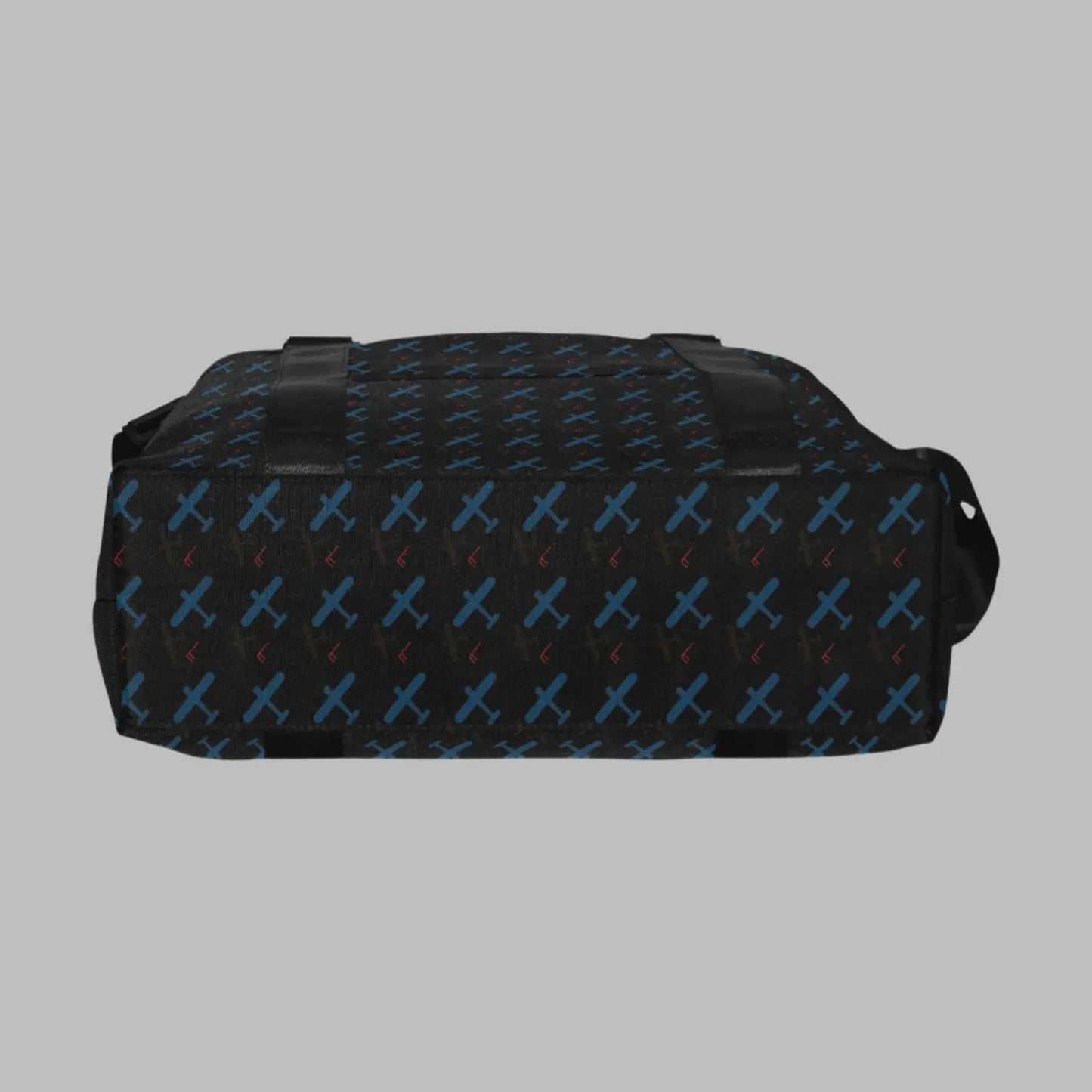 carryon bag with airplane pattern