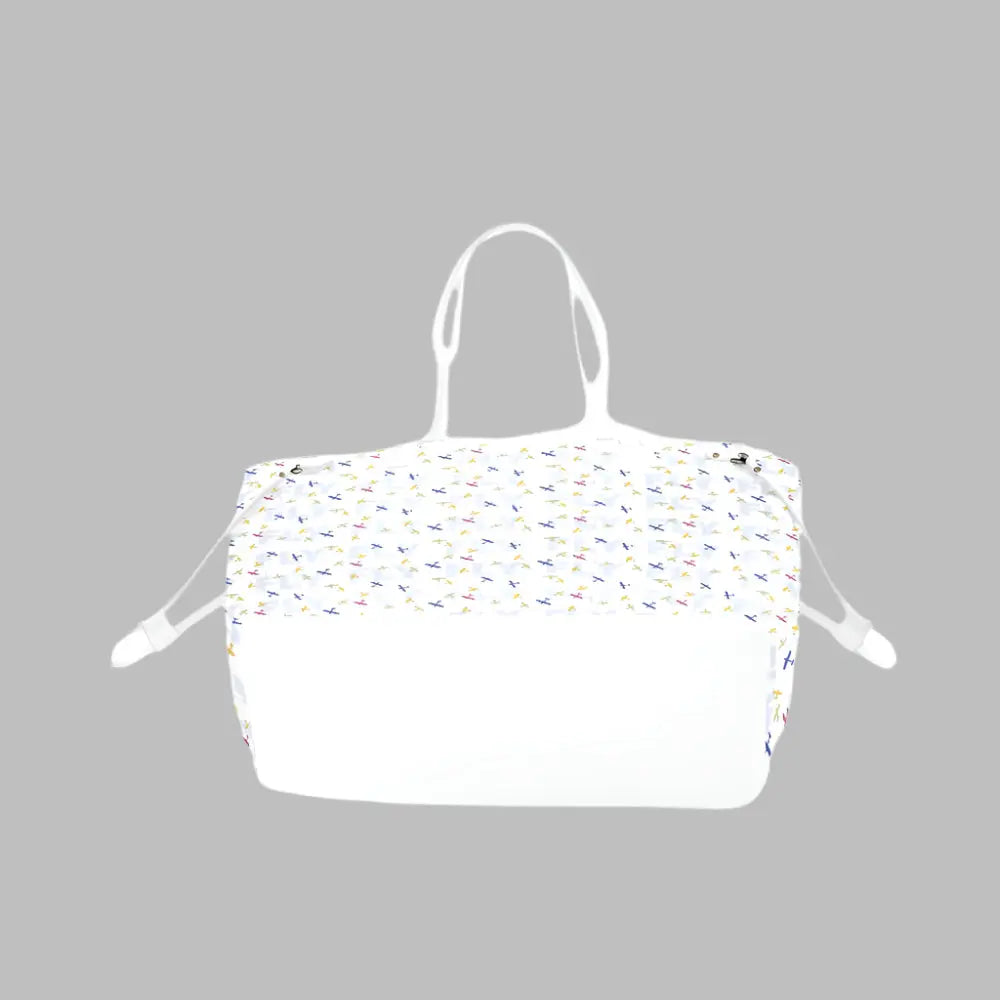 Colorful Skies Handbag in Summer White - Sample Item