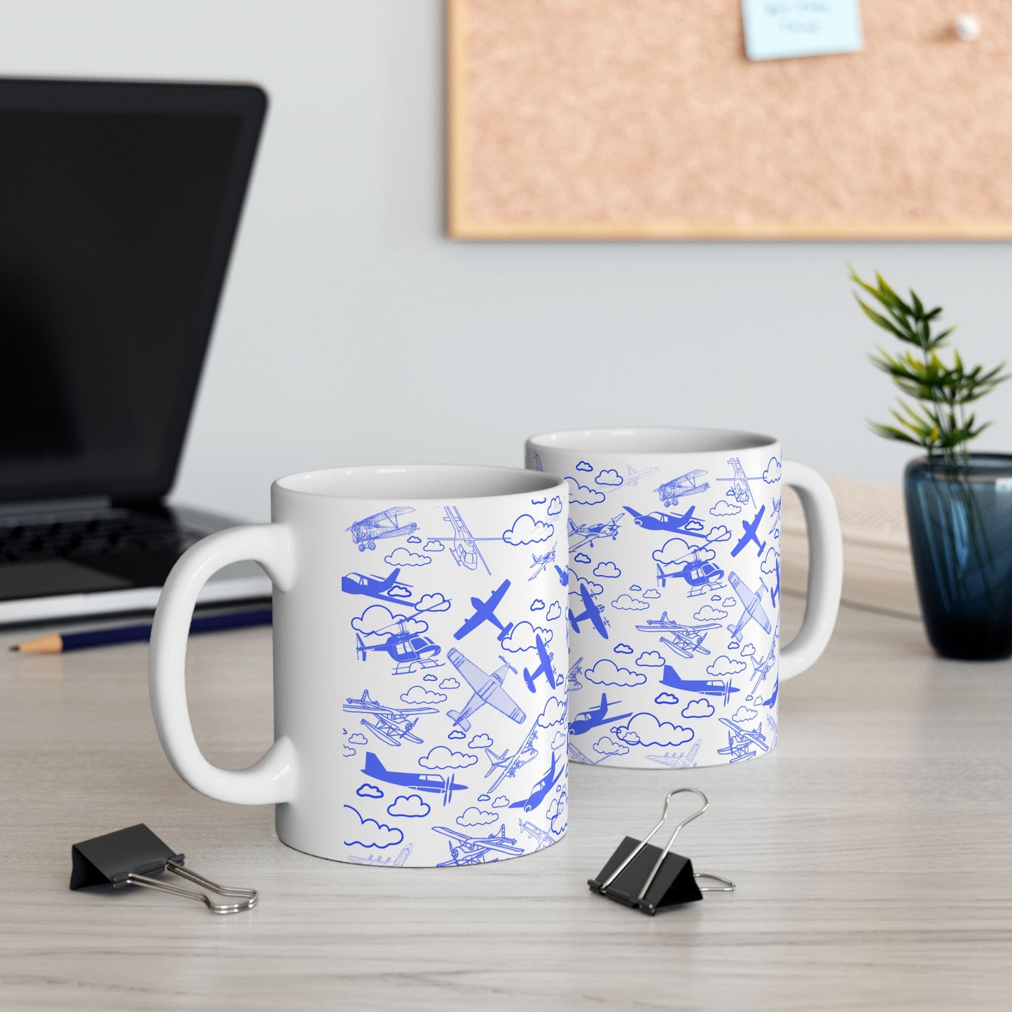 Air Boss Blue Mug