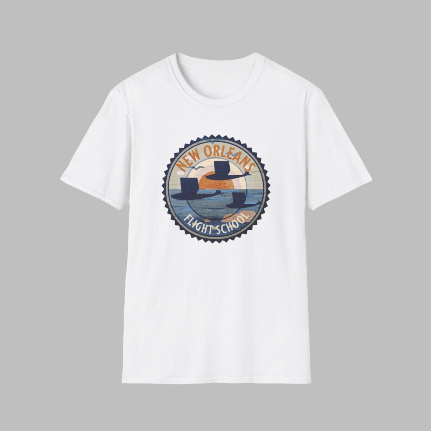 New Orleans Flight School Tee