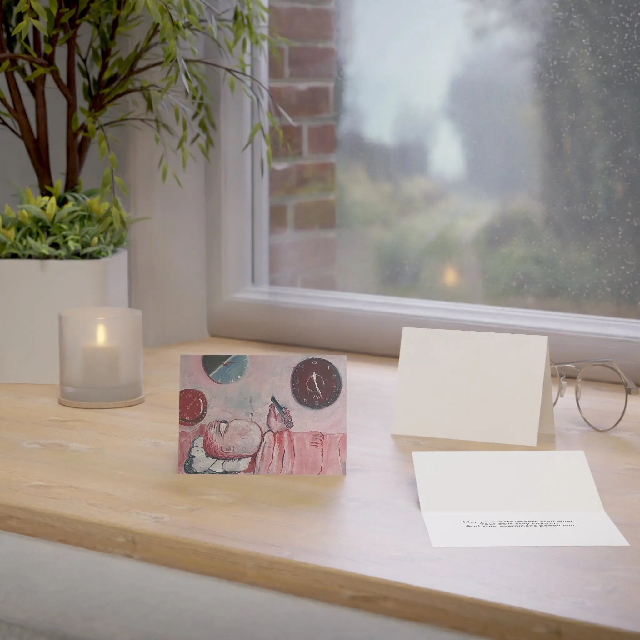 Checkride Anxiety Notecard