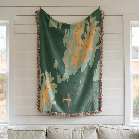 Aviation map blanket