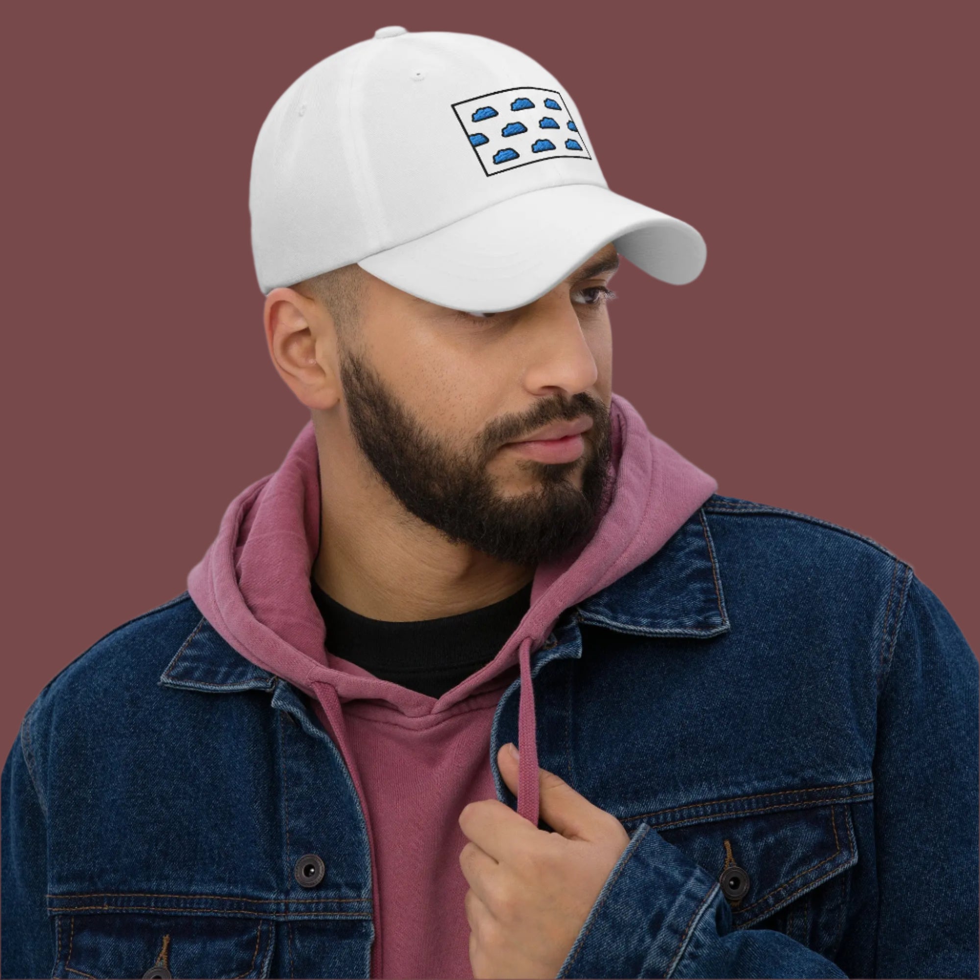 cartoon cloud baseball cap