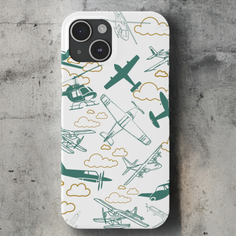 Air Boss Green Phone Case