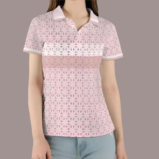 pink flightline polo