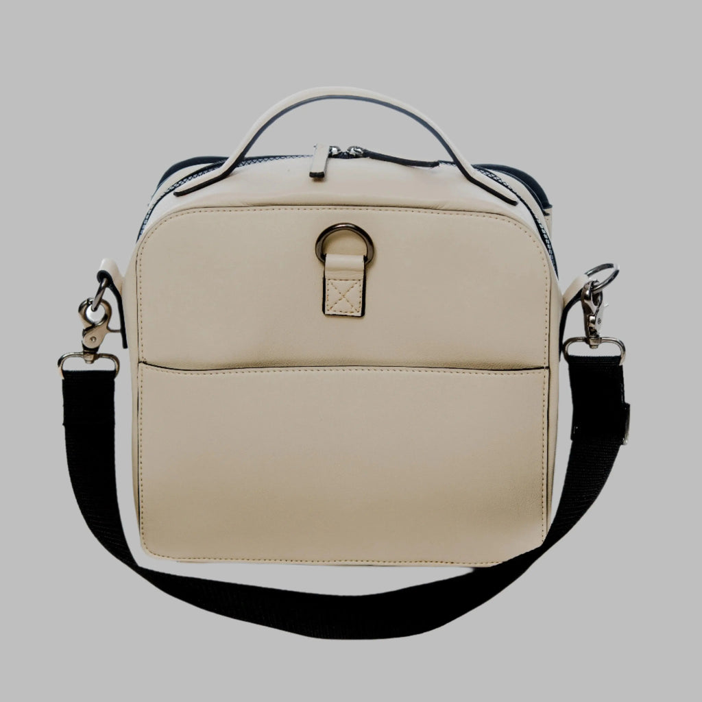 Flight bag for lady pilots with shoulder strap and headset compartment and pockets