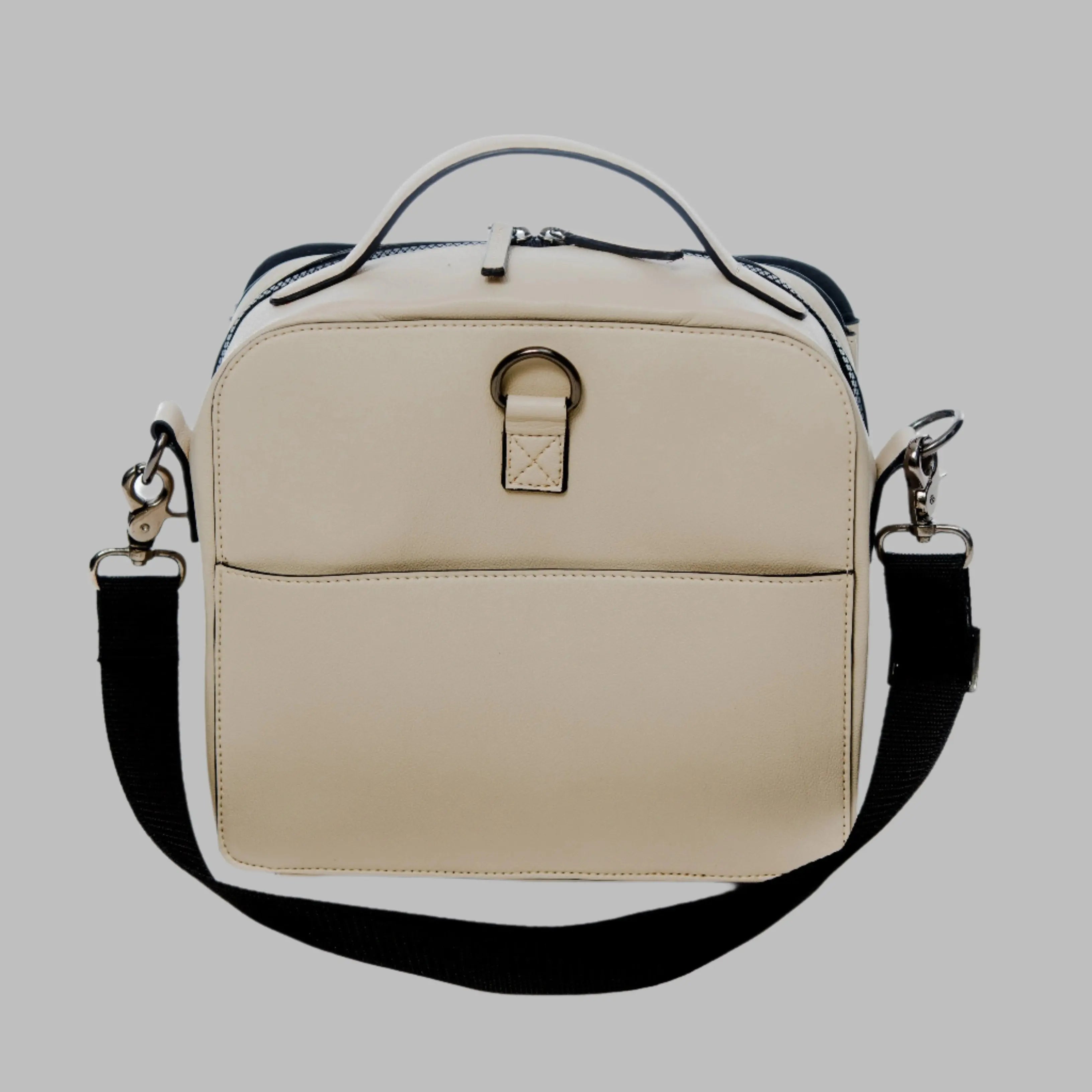 Flight bag for lady pilots with shoulder strap and headset compartment and pockets