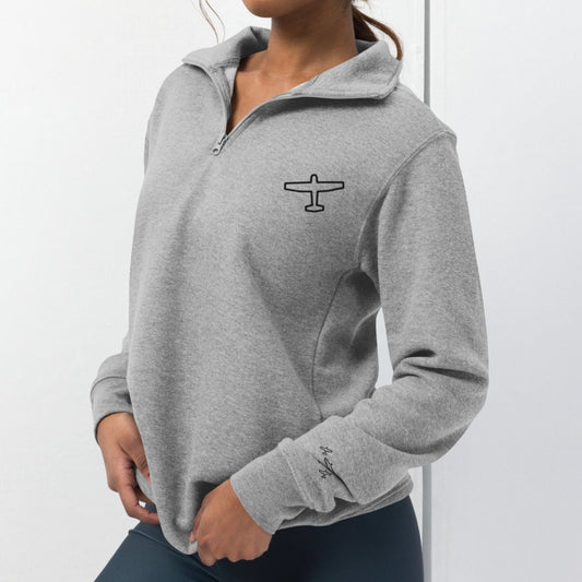 Over Your Heart Zipper Pullover