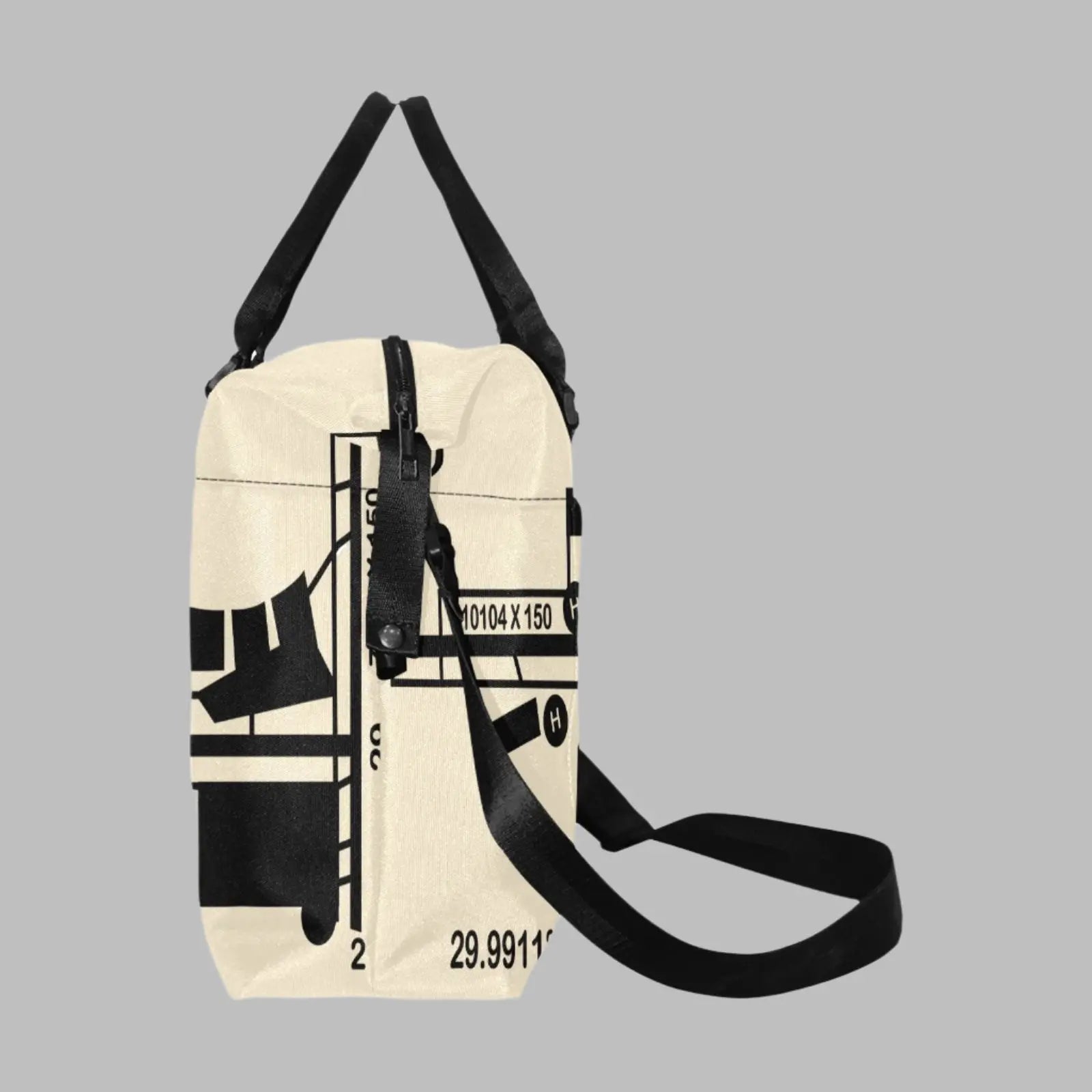 New Orleans MSY Airport Map Overnight Bag