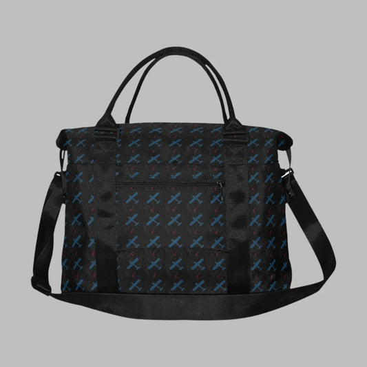 carryon bag with airplane pattern