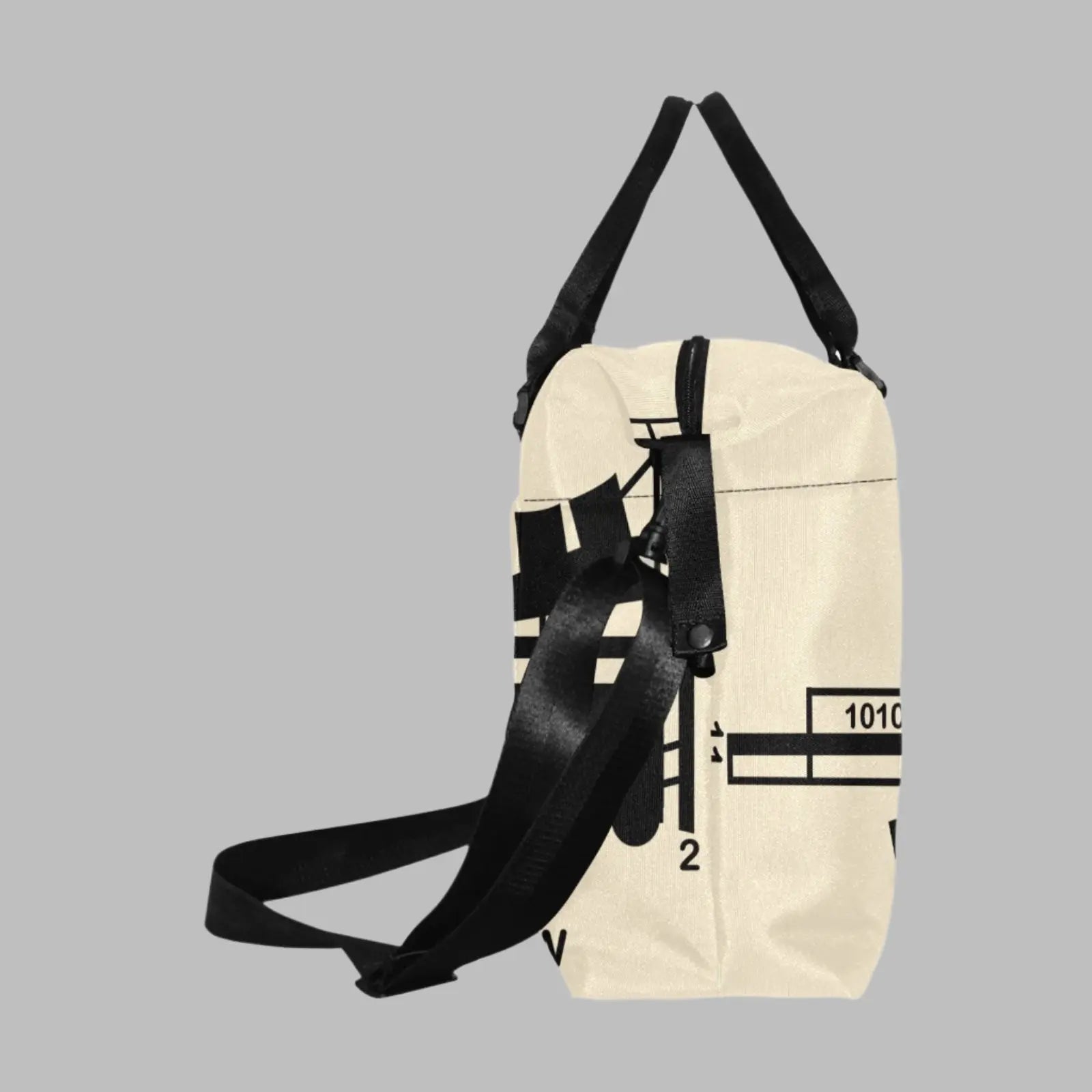 New Orleans MSY Airport Map Overnight Bag