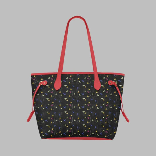 Colorful Skies Handbag Black/Red - Sample Item