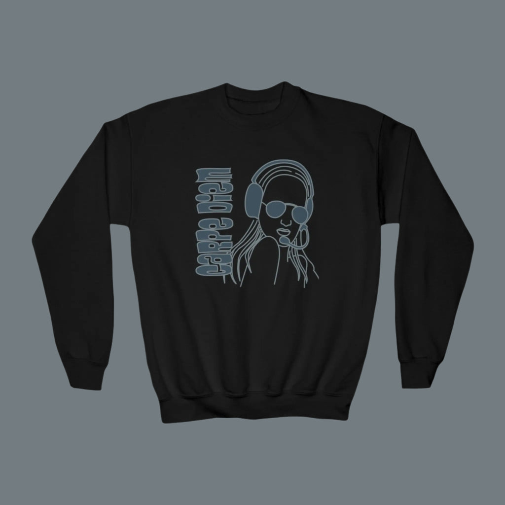 Youth 'Carpe Diem' Pilot Sweatshirt!