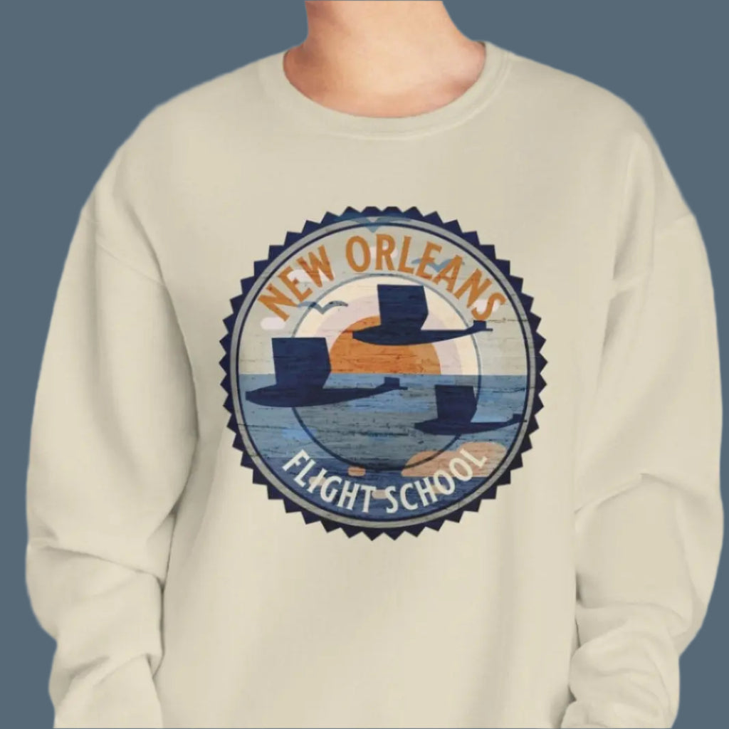 New Orleans Flight School Crewneck
