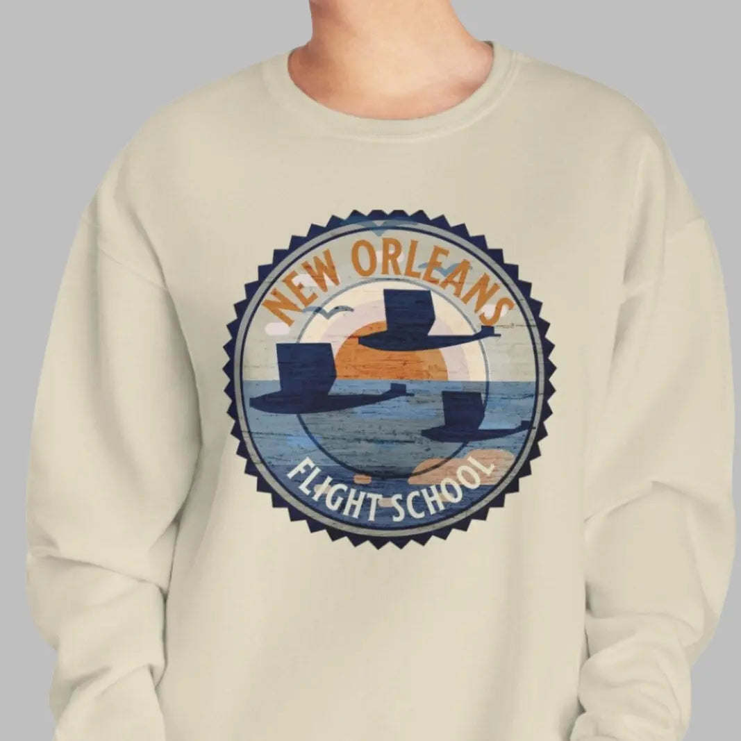 New Orleans Flight School Crewneck Sweatshirt